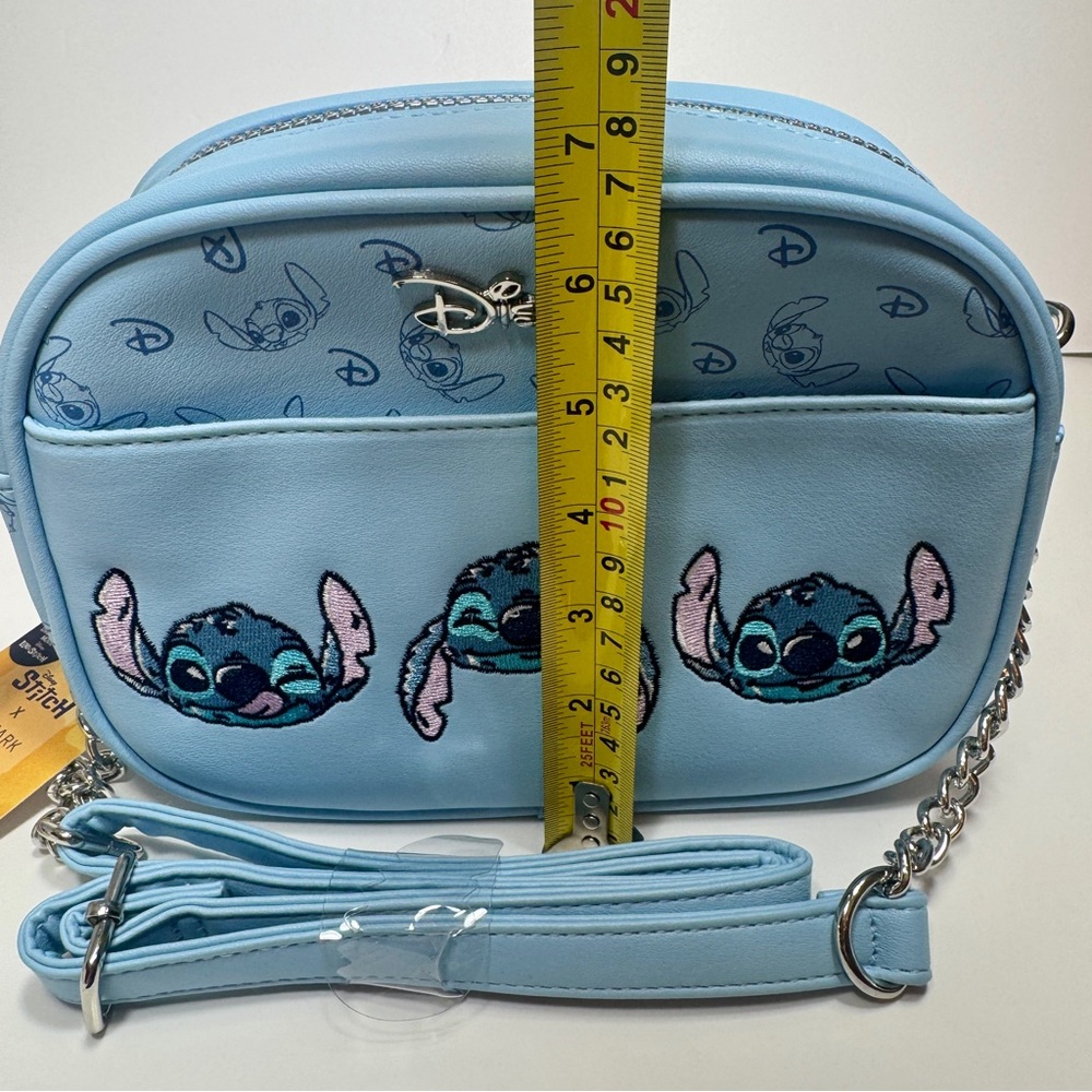 NWT. Primark Disney’s Stitch Camera crossbody Bags Light blue camera bag - Picture 10 of 12